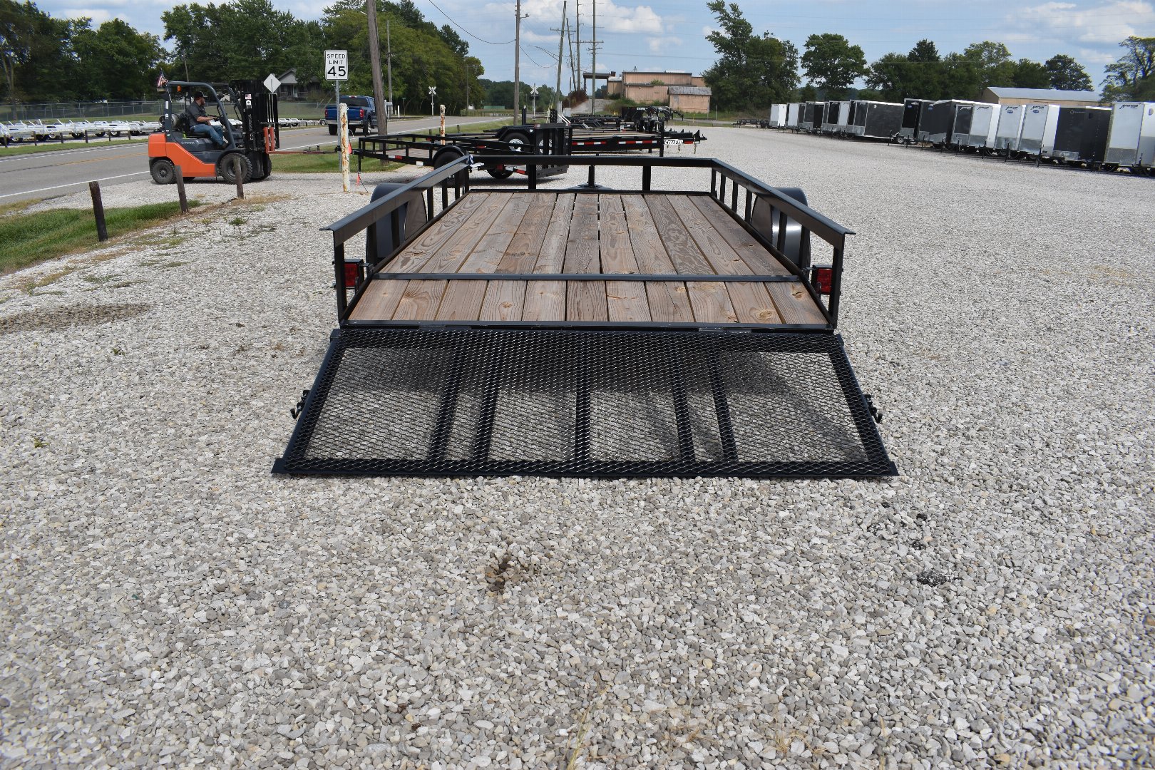 New 2024 L&O Manufacturing 14' UTILITY Utility Trailer Elnora Indiana